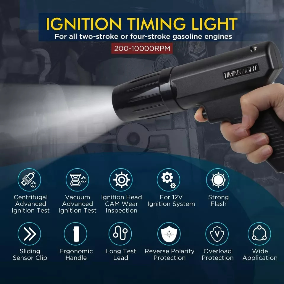 12V Car Ignition Timing Light  - đánh giá và giá Timing Light Gun